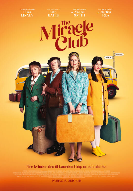 Filmcover Miracle club, fire damer med koffert